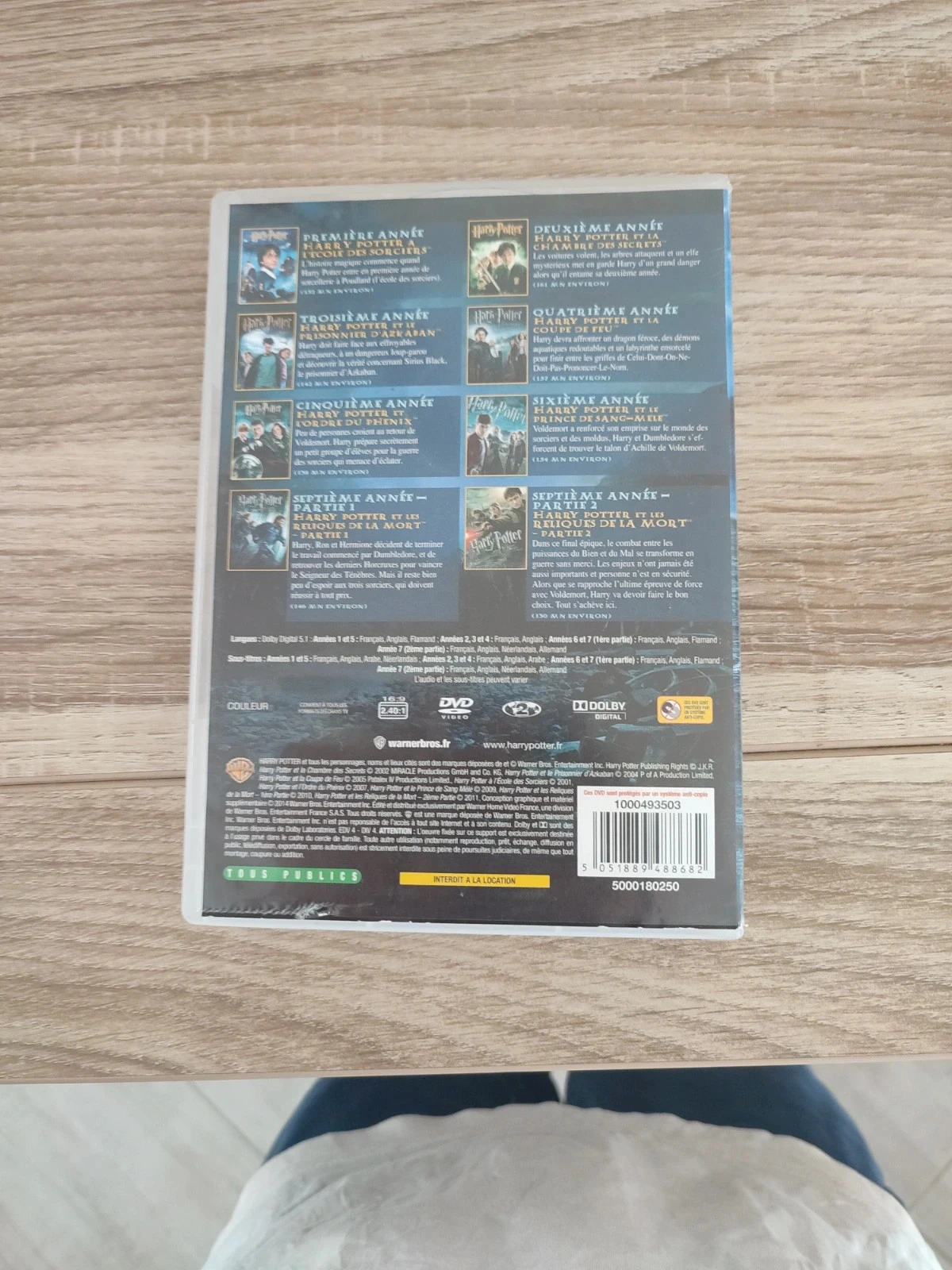 Coffret intégrale Harry Potter – photo 2